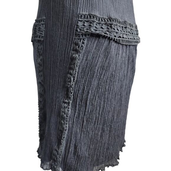 Kobi Halperin Paloma Pleated Drop Waist Dress Black Size XXS-See Measurements - Picture 6 of 10